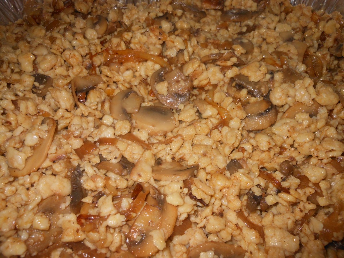 Grandma Regina’s Farfel for Passover Cooking with Candi