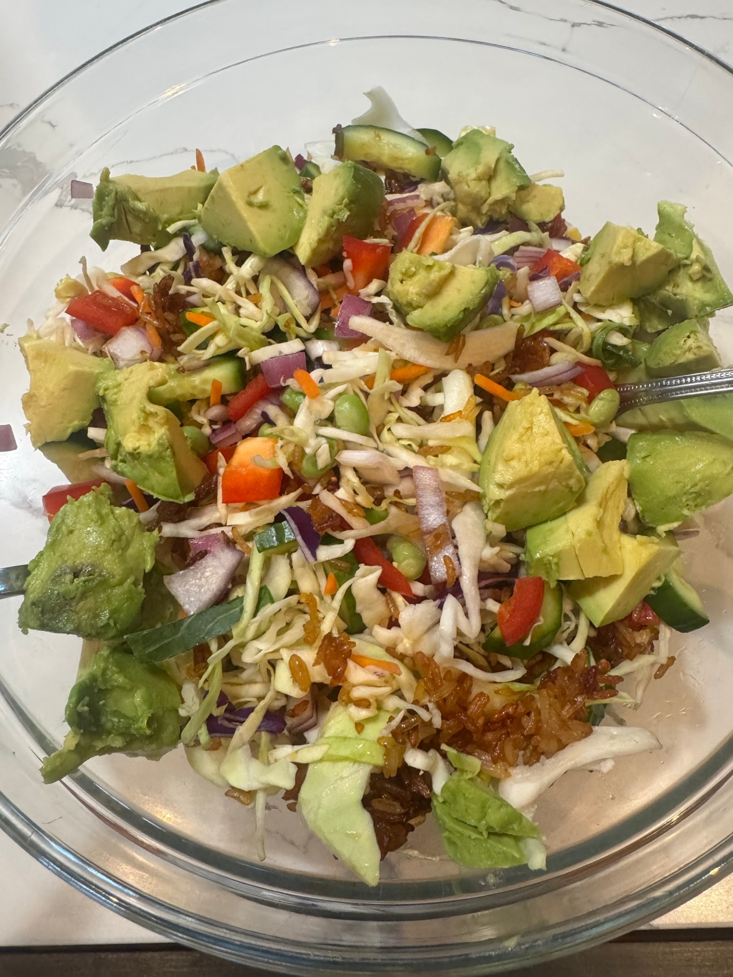 Linda’s Crispy Rice Salad | Cooking with Candi